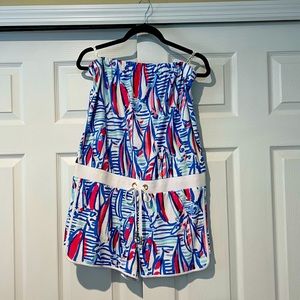 Lilly Pulitzer Dixon Terry Cloth Romper